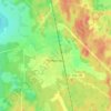Mappa topografica Коммунары, altitudine, rilievo