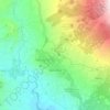 Mappa topografica Biancavilla, altitudine, rilievo