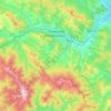 Mappa topografica Câmpulung Moldovenesc, altitudine, rilievo