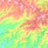 Mappa topografica Paiçandu, altitudine, rilievo