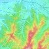 Mappa topografica Bottenau, altitudine, rilievo