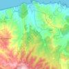 Mappa topografica Peschici, altitudine, rilievo