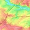 Mappa topografica Leugnies, altitudine, rilievo