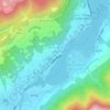 Mappa topografica Spinone al Lago, altitudine, rilievo