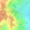Mappa topografica КП Солнечная поляна, altitudine, rilievo
