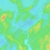 Mappa topografica Star Lake, altitudine, rilievo