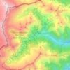 Mappa topografica Antrona Schieranco, altitudine, rilievo