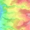 Mappa topografica Kreuzweiler, altitudine, rilievo