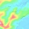 Mappa topografica Bungalora, altitudine, rilievo