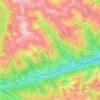 Mappa topografica Anras, altitudine, rilievo