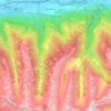 Mappa topografica Albosaggia, altitudine, rilievo