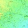 Mappa topografica Gorgo al Monticano, altitudine, rilievo