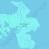 Mappa topografica Bloodsworth Island, altitudine, rilievo