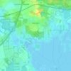 Mappa topografica Wehden, altitudine, rilievo