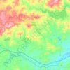 Mappa topografica Agira, altitudine, rilievo