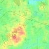Mappa topografica Hürup, altitudine, rilievo