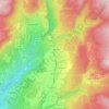 Mappa topografica Sarnonico, altitudine, rilievo