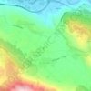 Mappa topografica Roio, altitudine, rilievo