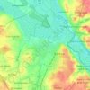 Mappa topografica Łomża, altitudine, rilievo