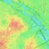Mappa topografica 75005, altitudine, rilievo