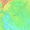 Mappa topografica Mehedinți, altitudine, rilievo