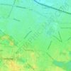 Mappa topografica Gartenstadt Trudering, altitudine, rilievo