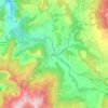 Mappa topografica Selonnet, altitudine, rilievo