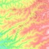 Mappa topografica Rancho Alegre d'Oeste, altitudine, rilievo