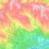 Mappa topografica Flims, altitudine, rilievo