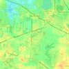 Mappa topografica Round Lake, altitudine, rilievo