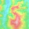 Mappa topografica Castana, altitudine, rilievo