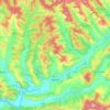 Mappa topografica Agnita, altitudine, rilievo