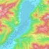 Mappa topografica Lago d'Idro, altitudine, rilievo