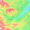 Mappa topografica Loreto Aprutino, altitudine, rilievo