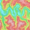 Mappa topografica Bohan, altitudine, rilievo