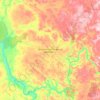 Mappa topografica Центральносибирский заповедник, altitudine, rilievo