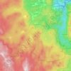 Mappa topografica Gerovo, altitudine, rilievo