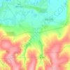 Mappa topografica сельское поселение Лопатино, altitudine, rilievo