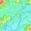 Mappa topografica Credaro, altitudine, rilievo