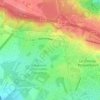 Mappa topografica Rocquencourt, altitudine, rilievo