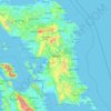 Mappa topografica Samar, altitudine, rilievo