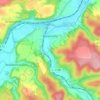 Mappa topografica Freienorla, altitudine, rilievo