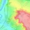 Mappa topografica Villiers-Saint-Frédéric, altitudine, rilievo