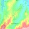 Mappa topografica Avelãs da Ribeira, altitudine, rilievo