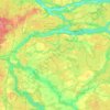 Mappa topografica Заклинское сельское поселение, altitudine, rilievo