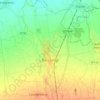 Mappa topografica Racconigi, altitudine, rilievo