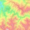 Mappa topografica Machupicchu, altitudine, rilievo