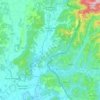 Mappa topografica Dolegna del Collio, altitudine, rilievo
