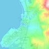 Mappa topografica San Nicola Arcella, altitudine, rilievo