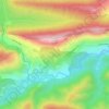 Mappa topografica Cigalla, altitudine, rilievo